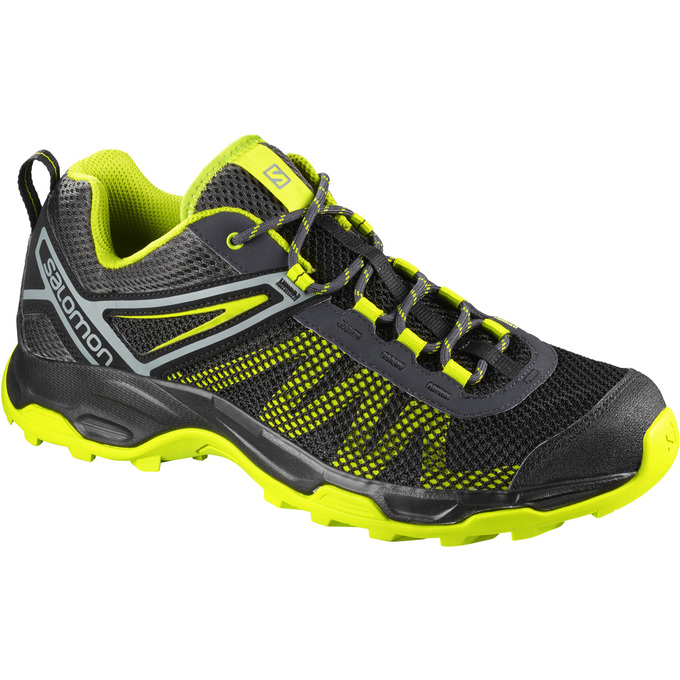 Salomon Singapore Mens Running Shoes - X ULTRA MEHARI Black Yellow | 23547-QFRO